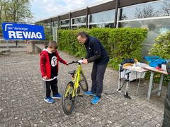 Fahrradcheck der 4. Klassen